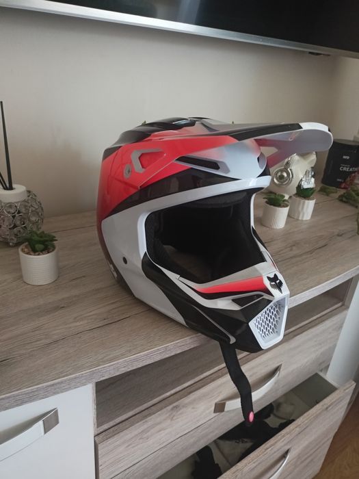 Kask Fox v1 Biały rozmiar L