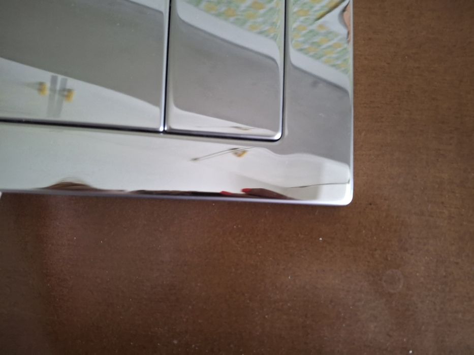Placa de Comando Autoclismo em Inox (260x180mm) - Compatível com Geberit