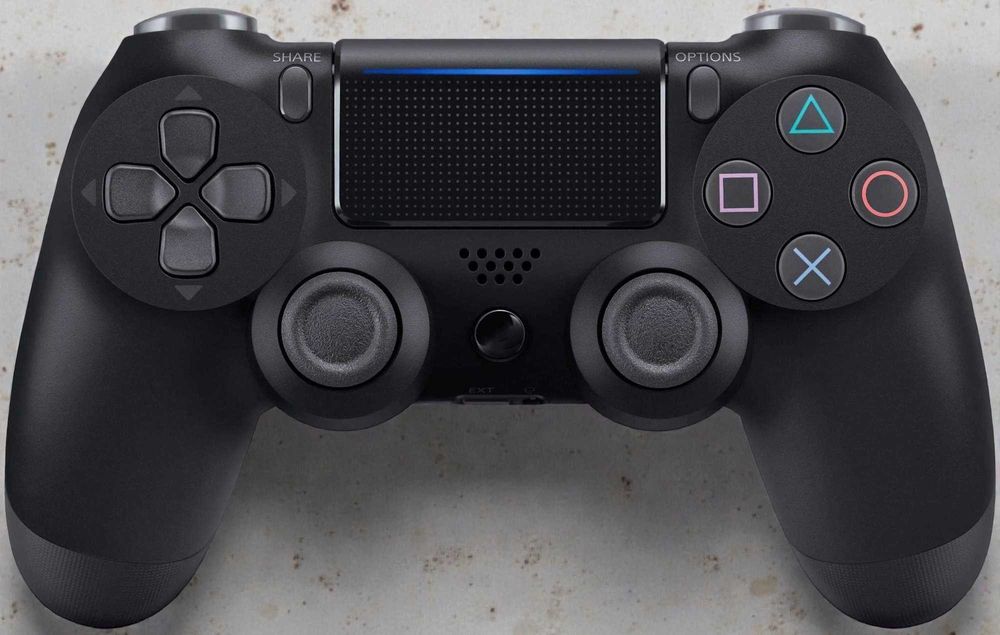 Геймпад чорний PS4 ПК джойстик бездротовий Bluetooth з вібрацією