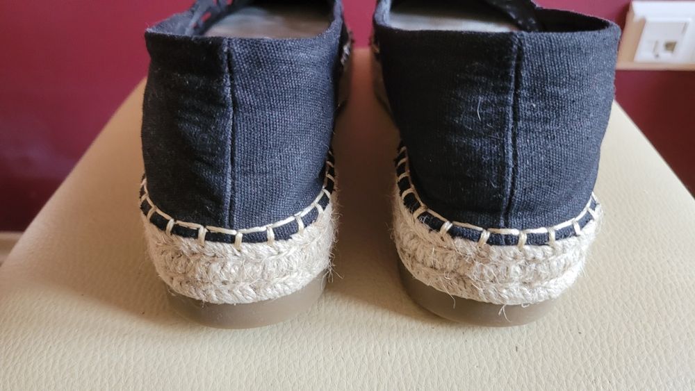 Czarne espadryle rozm. 37. Jenny Fairy.