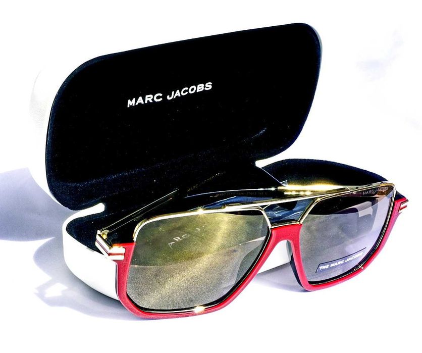 Okulary Marc Jacobs Marc Jacobs MARC 413S 0A4K1 czarny złoty burgund