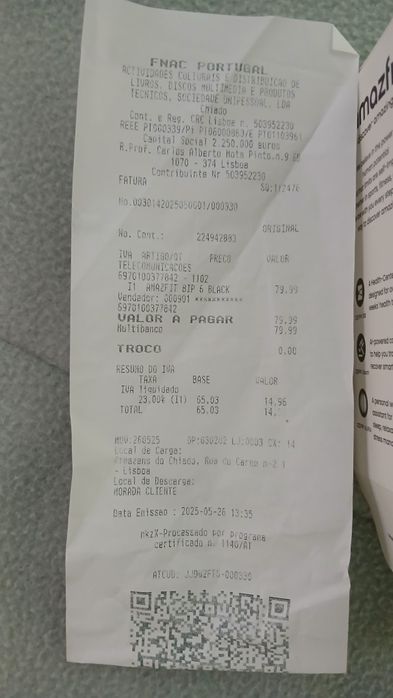 Relógio Amazfit Bip 6 com gps e garantia