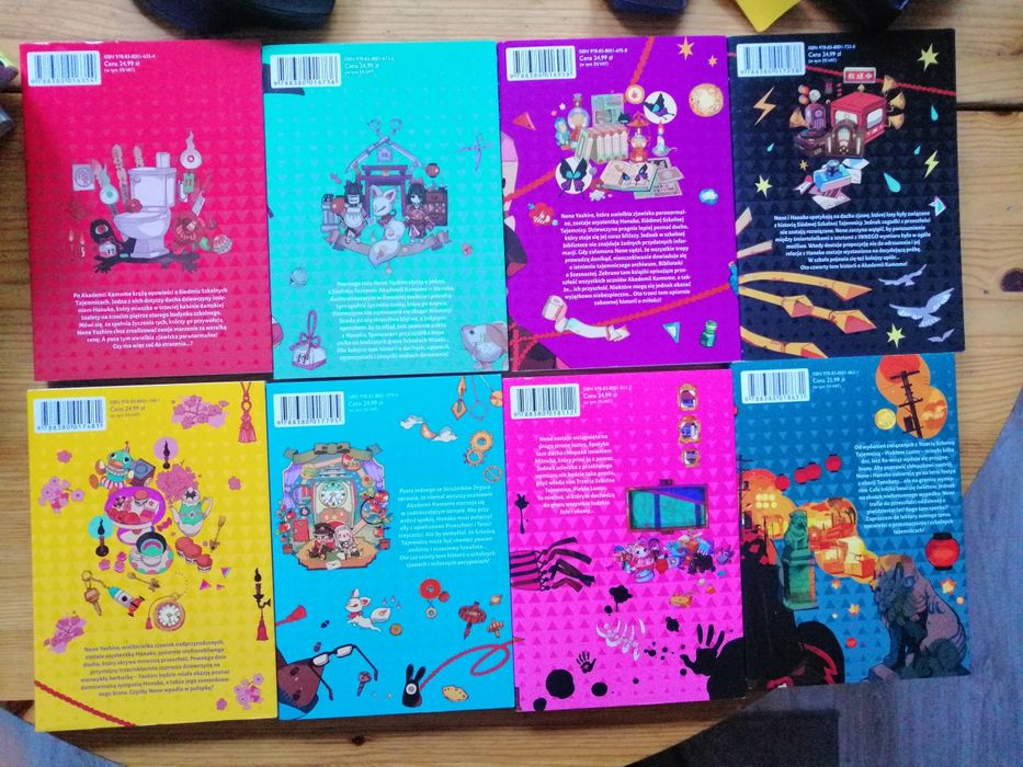 Hanako tom 1-8 prawie nie używane