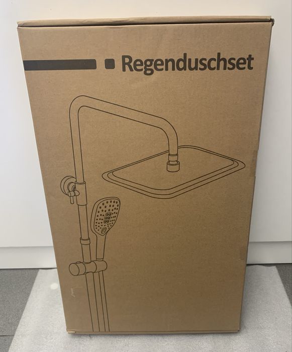 Zestaw prysznicowy JOHO z deszczownicą 25 cm chrom