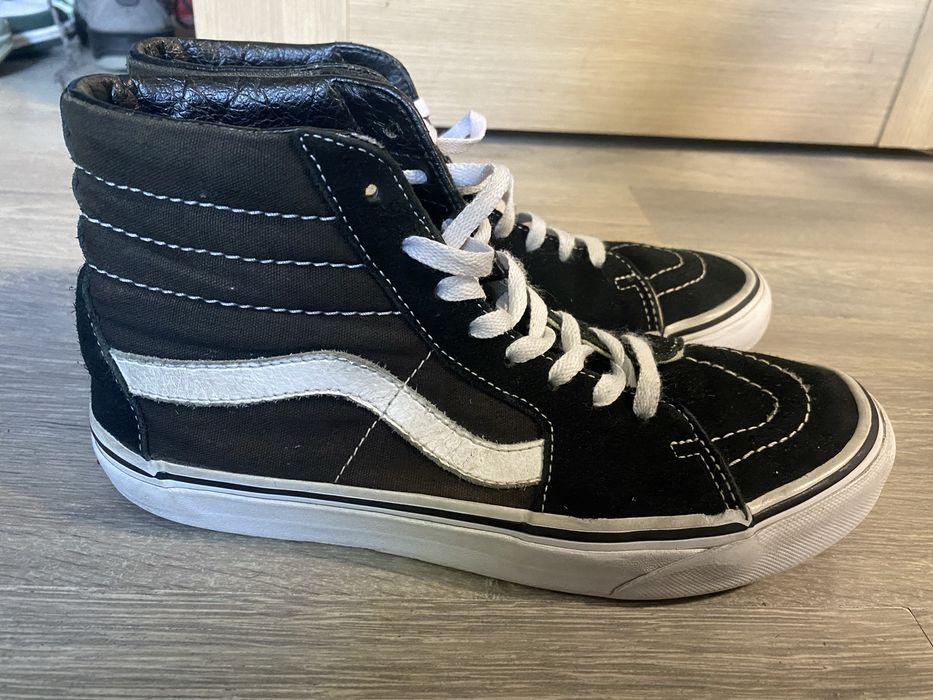 Vans Sk8-Hi Shoe Black White 39 розмір