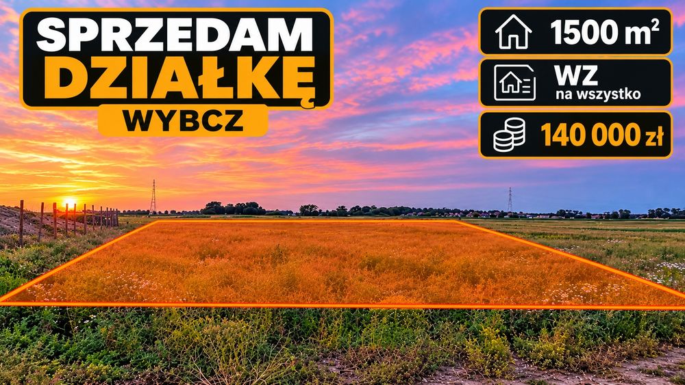 Na sprzedaż działka budowlana  1500m2