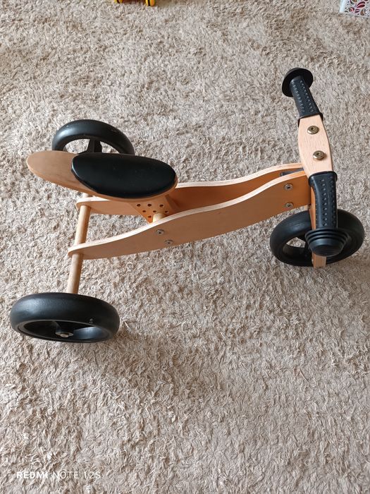 Rowerek biegowy drewniany