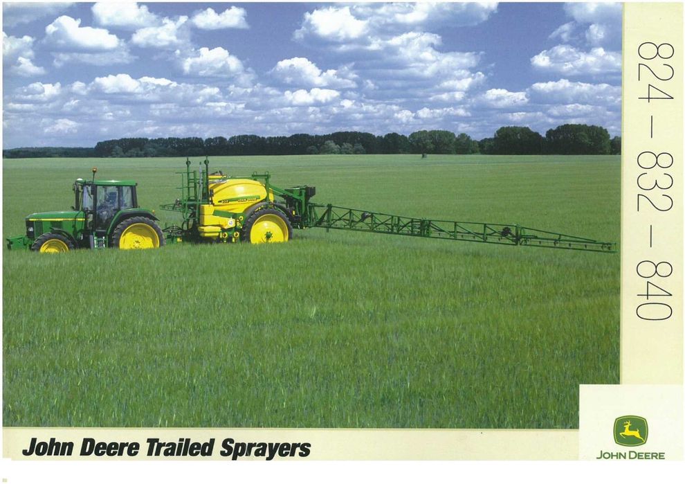 Instrukcja obsługi JD 824 JD 832 JD 840 John Deere opryskiwacz el-4