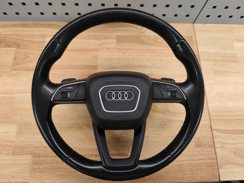 Skórzana Kierownica kompletna Audi a4 multifunkcja  z łopatkami