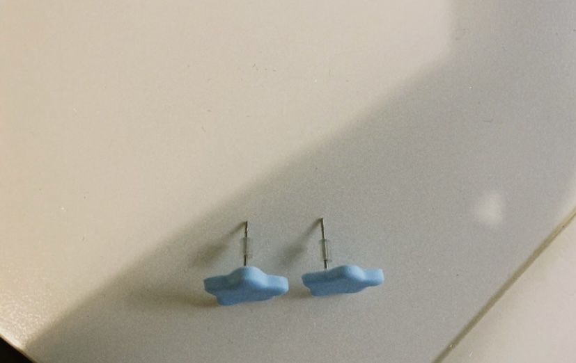 Brincos massa fimo