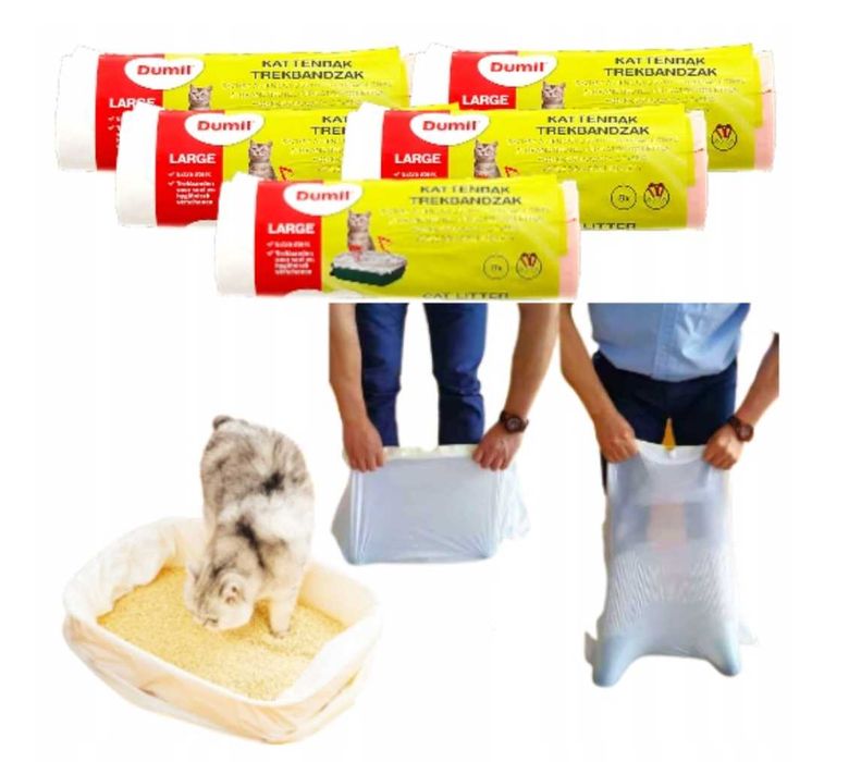 5× dumil worki do kuwety 87 x 37 cm x 37,5 cm + klej super glue1 szt