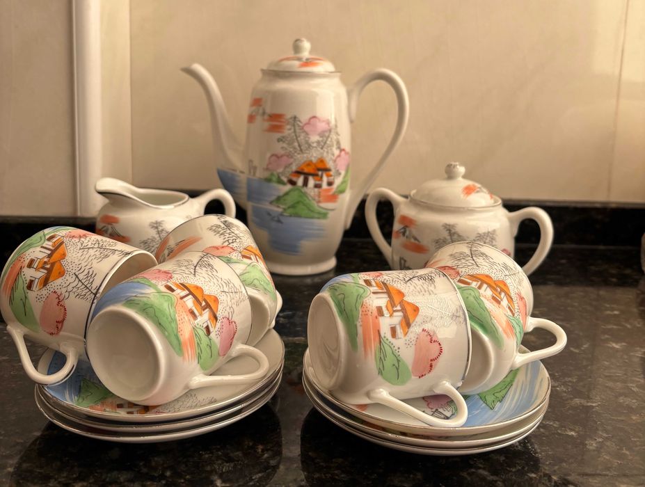 Serviço de café em porcelana da China