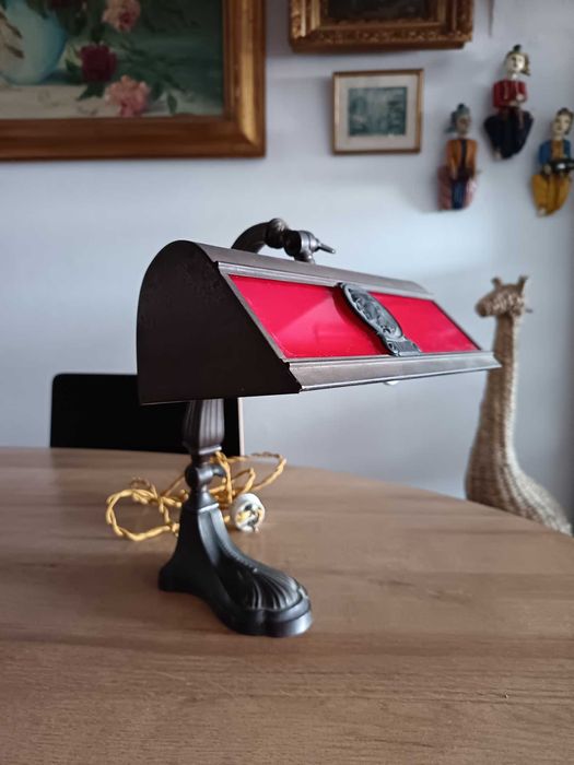 Candeeiro de Banqueiro ou de Piano - Art Déco - Anos 20 - Funcional e Original