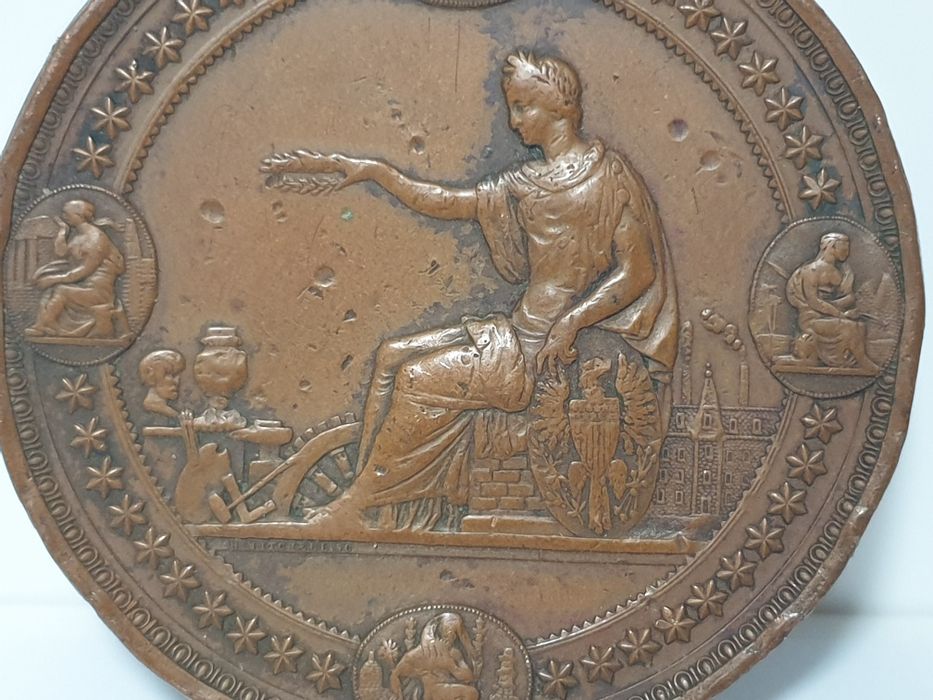 Rara medalha americana "International Exibition Philadelphia 1876"