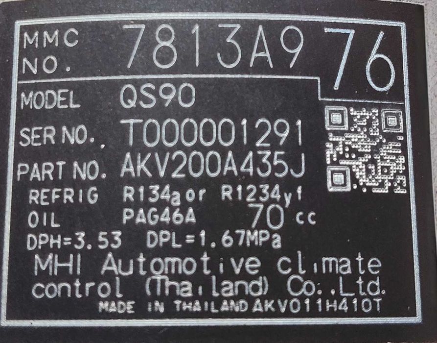 Compressor A/C MITSUBISHI