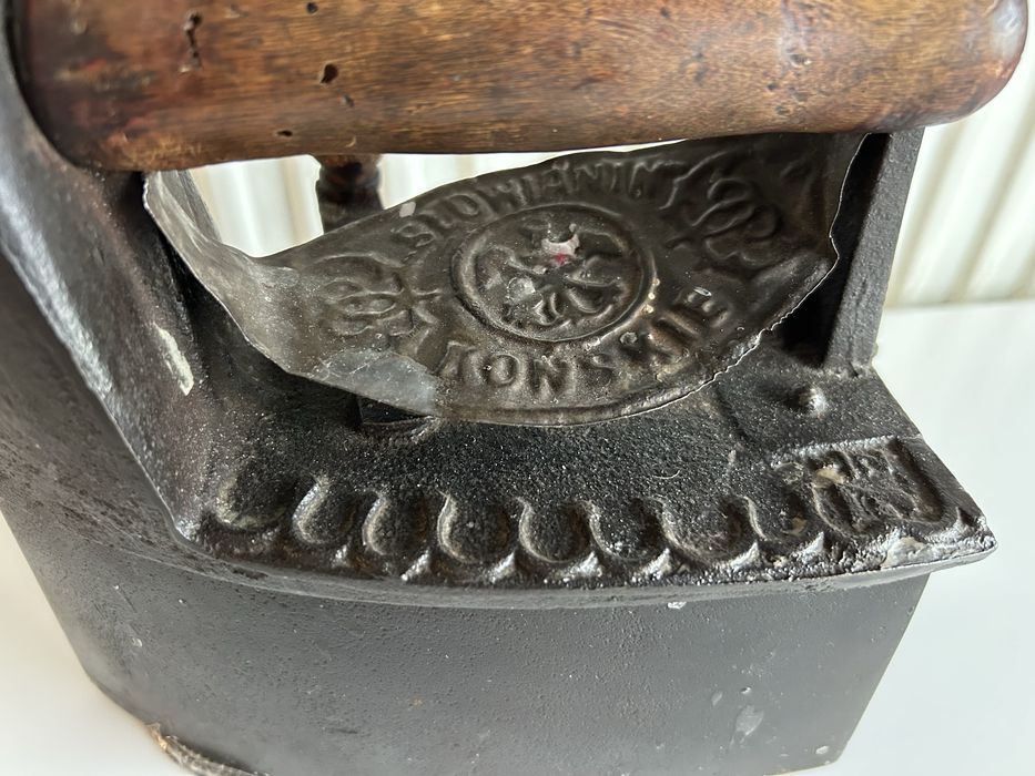 Żelazko retro stare KOŃSKIE patyna oryginał