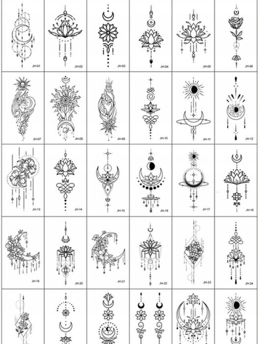 Jeden wybrany tatuaż tymczasowy