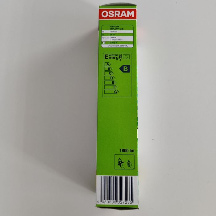 Świetlówka kompaktowa Osram dulux D/E 26W warm white