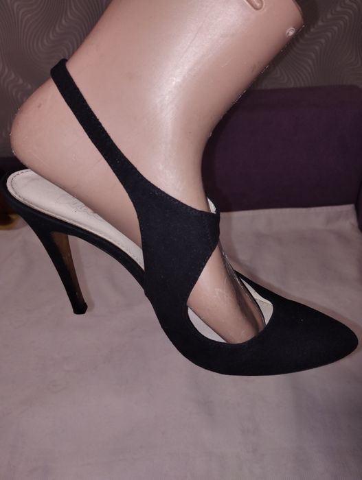 Замшеві жіночі босоніжки р.39-40