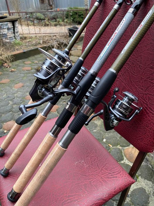 Спиннинг телескоп + катушка Apache Navigator2.1/2.4/2.7/3.0/3.6/3.9м