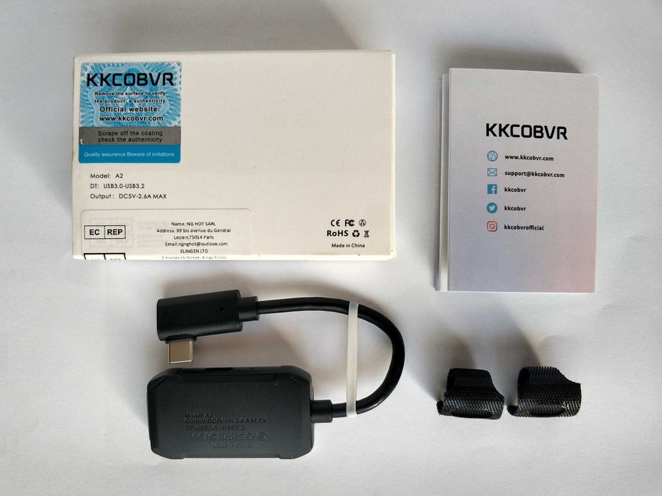 ❮KKCOBVR❯ «2A» Адаптер для VR "Link + зарядка" (Quest / PICO+)