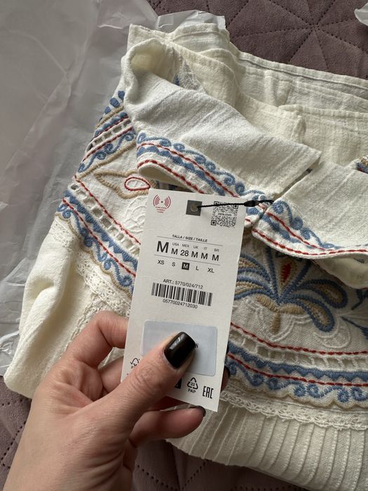 Сорочка, блуза , кофта zara, розмір М