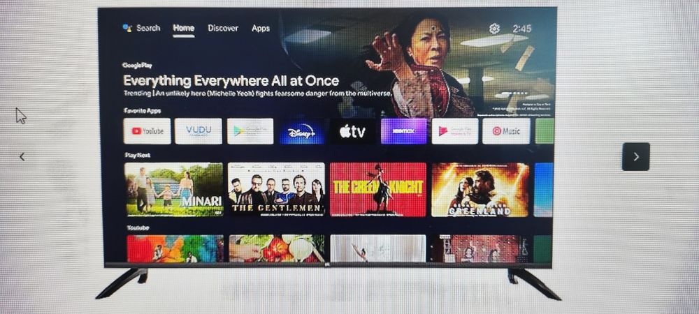 TV - marca OK - 50 polegadas - smart TV - 4K