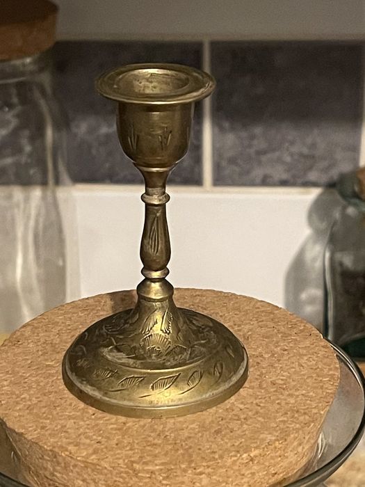 Індійський свічник з латуні. 8,5 см