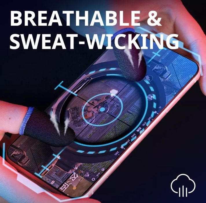 Luvas de dedo gaming