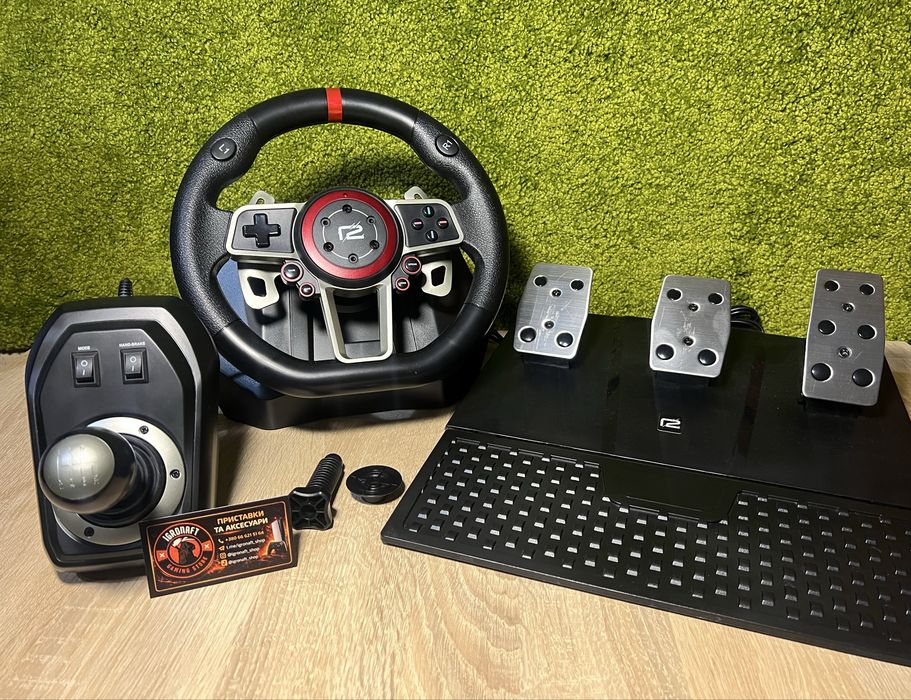 Игровой руль Ready2Gaming Multi System Racing Wheel Pro + Педали КПП  (PC / PS4 / Xbox / Switch) Гарантия !