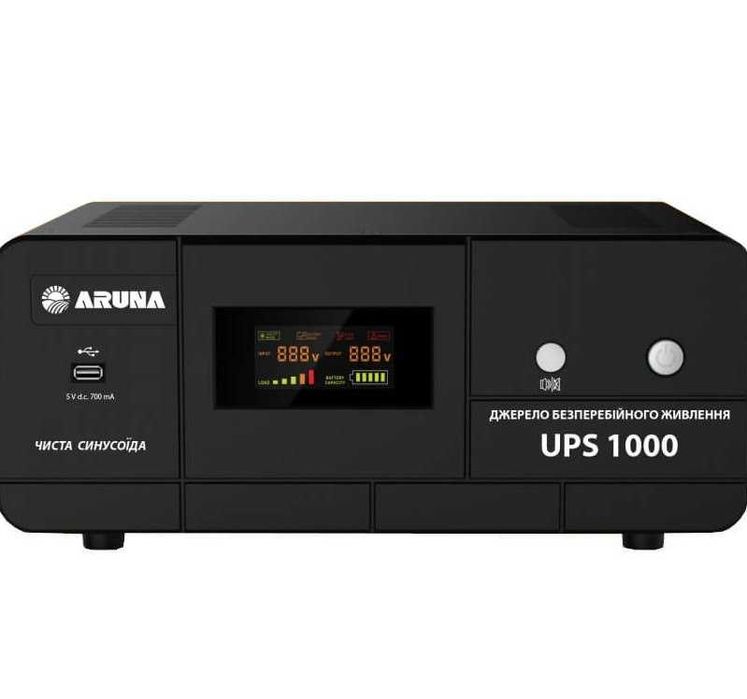 БЖ Aruna UPS 1000 — Чиста синусоїда для котла та техніки (600Вт)