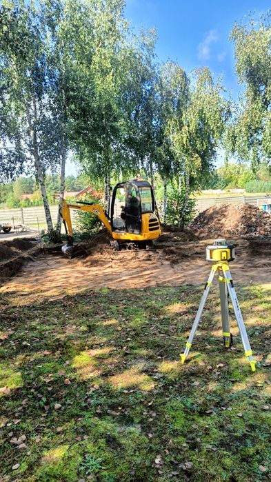 Usługi minikoparka, roboty ziemne