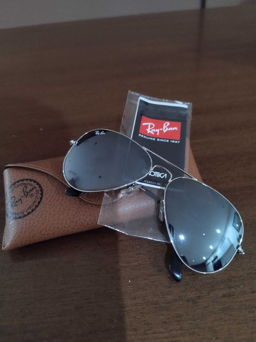 Óculos de sol Ray Ban novos, modelo Aviator