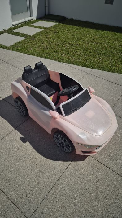 Carro Elétrico Infantil a Bateria (Rosa)