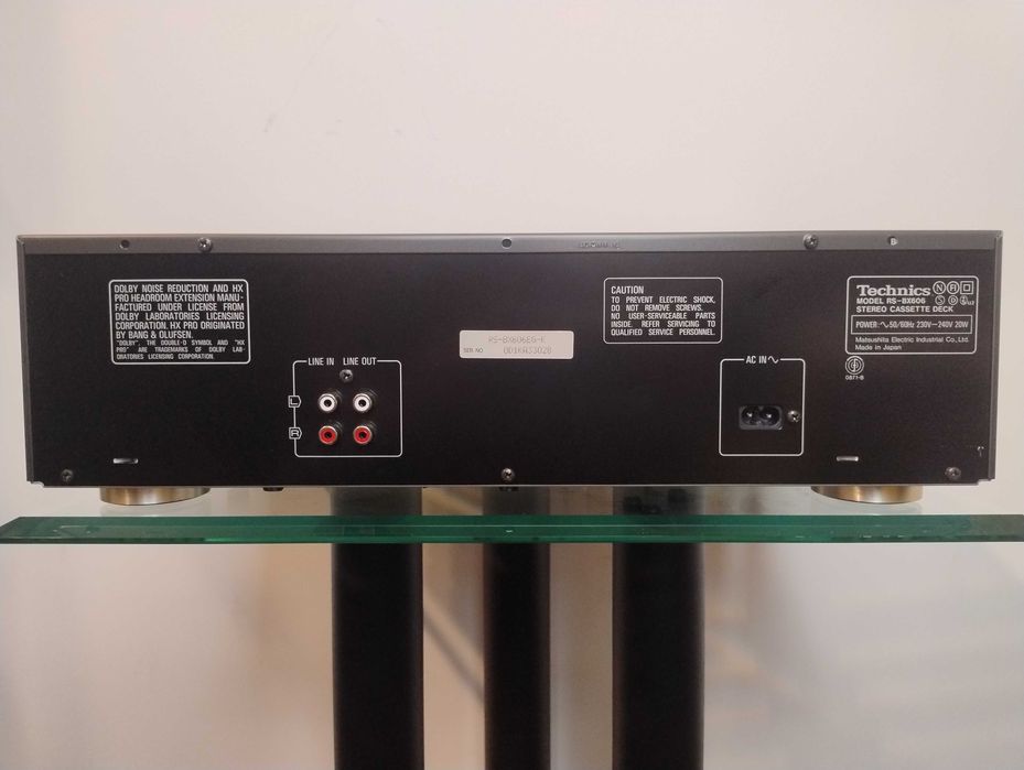 Magnetofon kasetowy (DECK) TECHNICS RS-BX606, stan BARDZO DOBRY