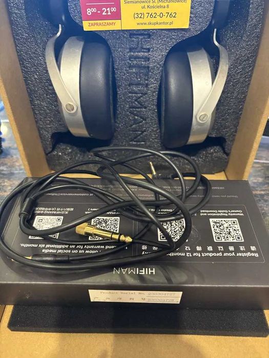 (2929/25) Słuchawki studyjne wokółuszne HiFiMAN HE400SE