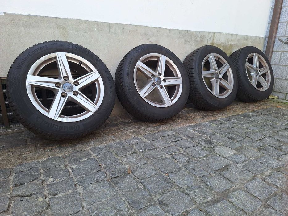 Jantes Audi 16" com pneus Continental WinterContact 205/55 R16