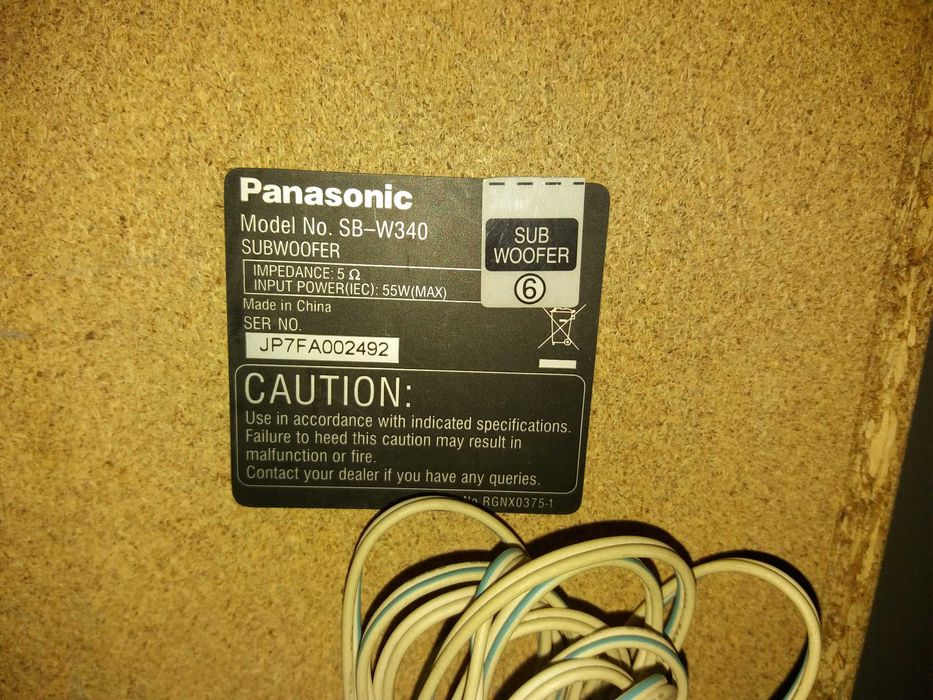 Zestaw głośników 5.1 Panasonic