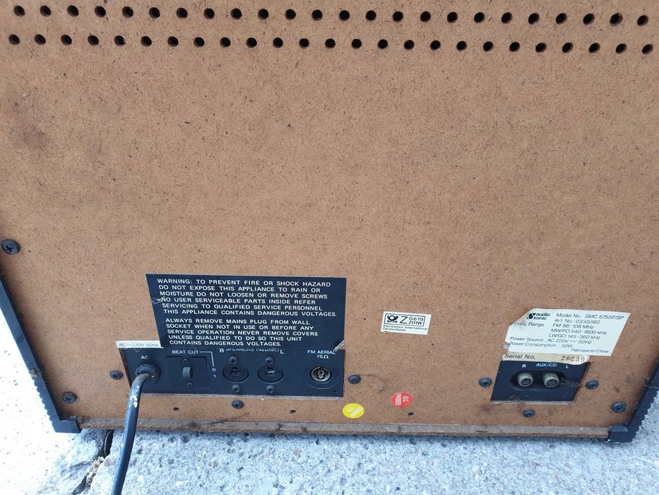 AudioSonic gramofon / radio / odtwarzacz na kasety