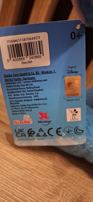 Stitch pluszak Disney