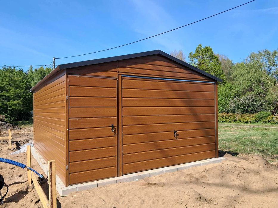 Garaż blaszany 4x5 domek ogrodowy  Producent KONSTRUKCJA W OCYNKU. RATY
