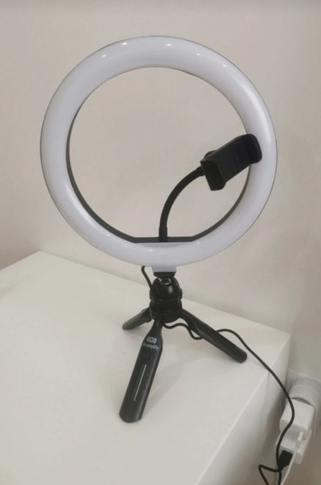 Ring light com tripé