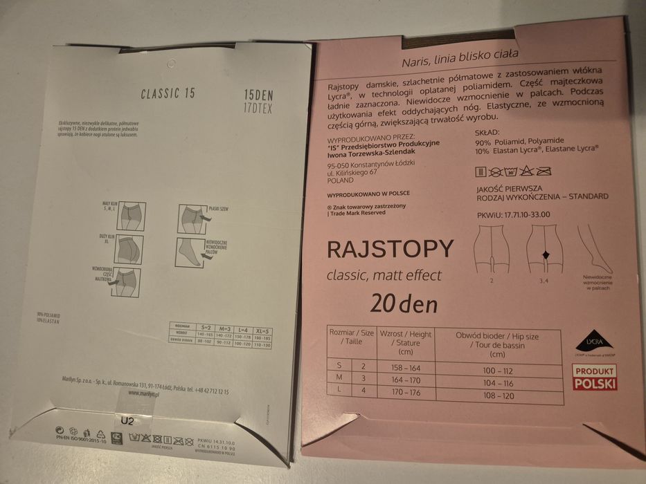 Rajstopy Marylin i Naris - Rossmann 4 L