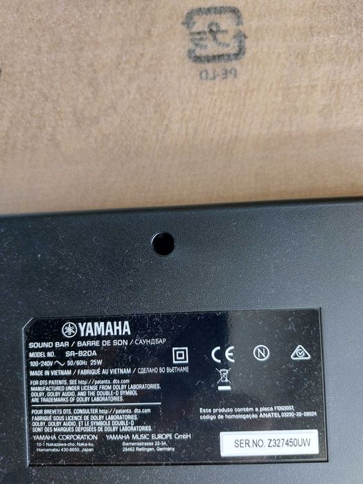 ailtifalante marca yamaha para televisão