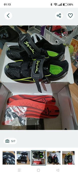 Sapatos de ciclismo Spink