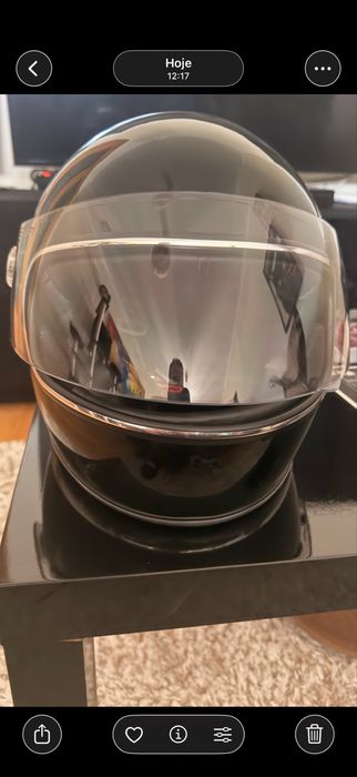 Capacete moto cafe racer