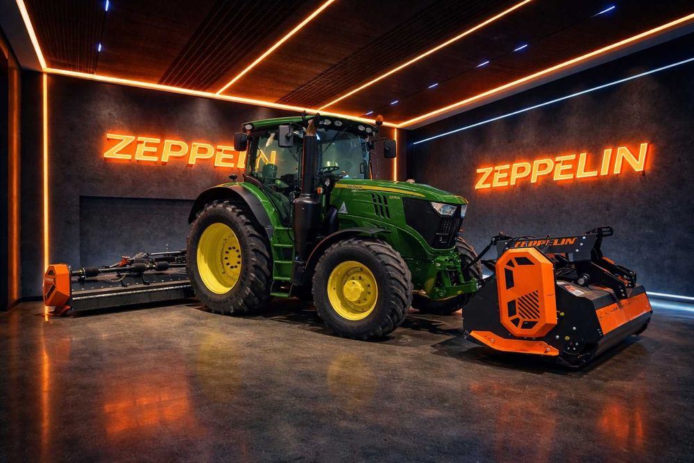 Mulczer kosiarka Bijakowa ZEPPELIN 7m POTĘŻNY Do kukurydzy Ścierniska