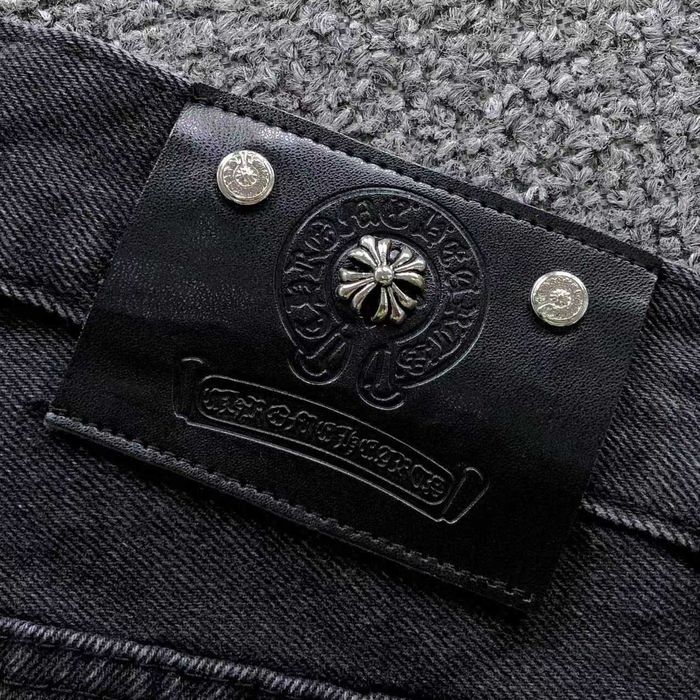 Джинси Chrome Hearts з нашивками хрестів штаны джинсы Хром Хартс