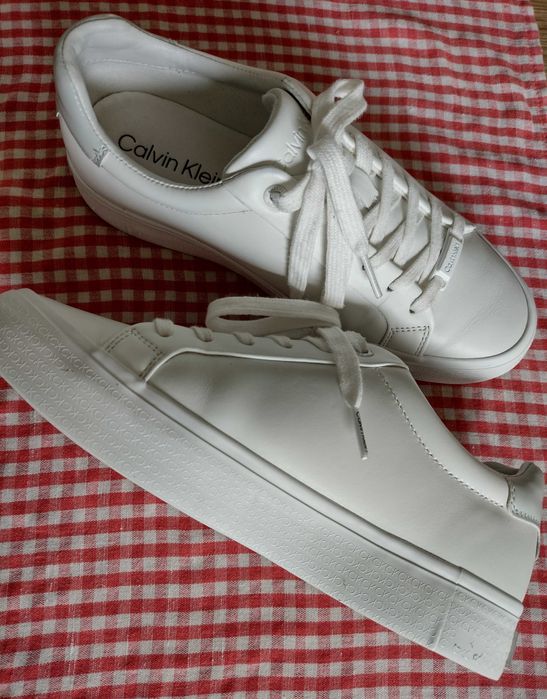 Calvin Klein sneakersy roz.. 38 białe