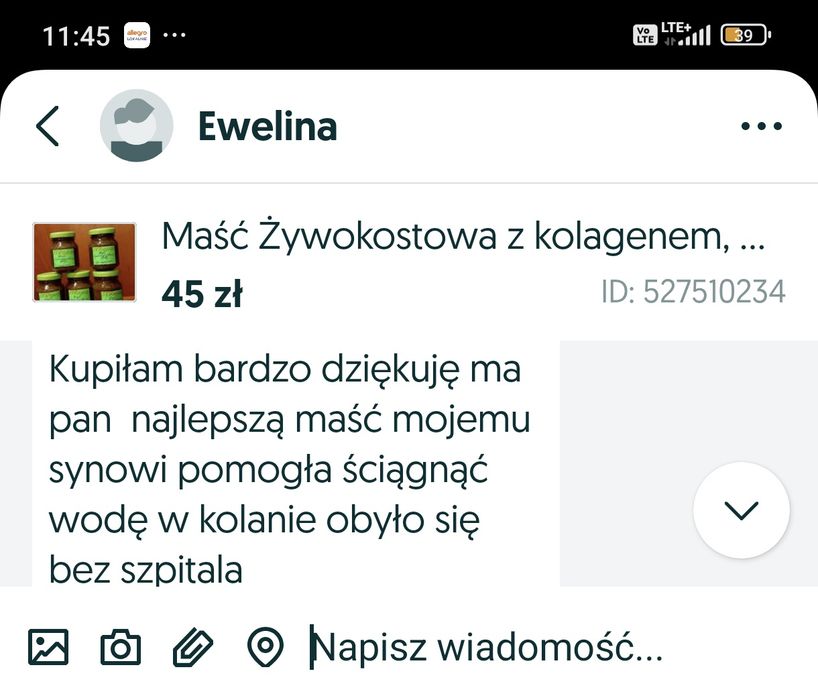 Mocna Maść Żywokostowa STRNONG